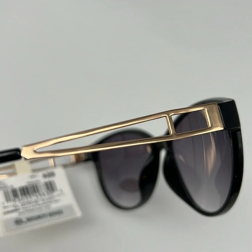 a.n.a Black Sunglasses with rose gold‎ tone temple detail